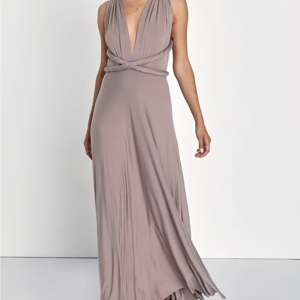 Lulus Wrap Bridesmaid Dress